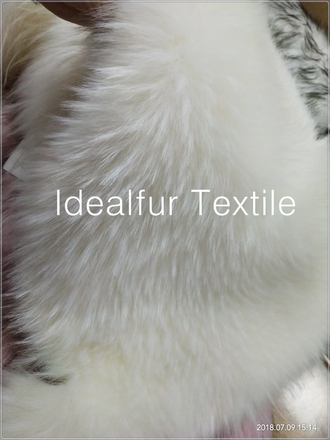 High Soft White Imitation Arctic Fox Fur