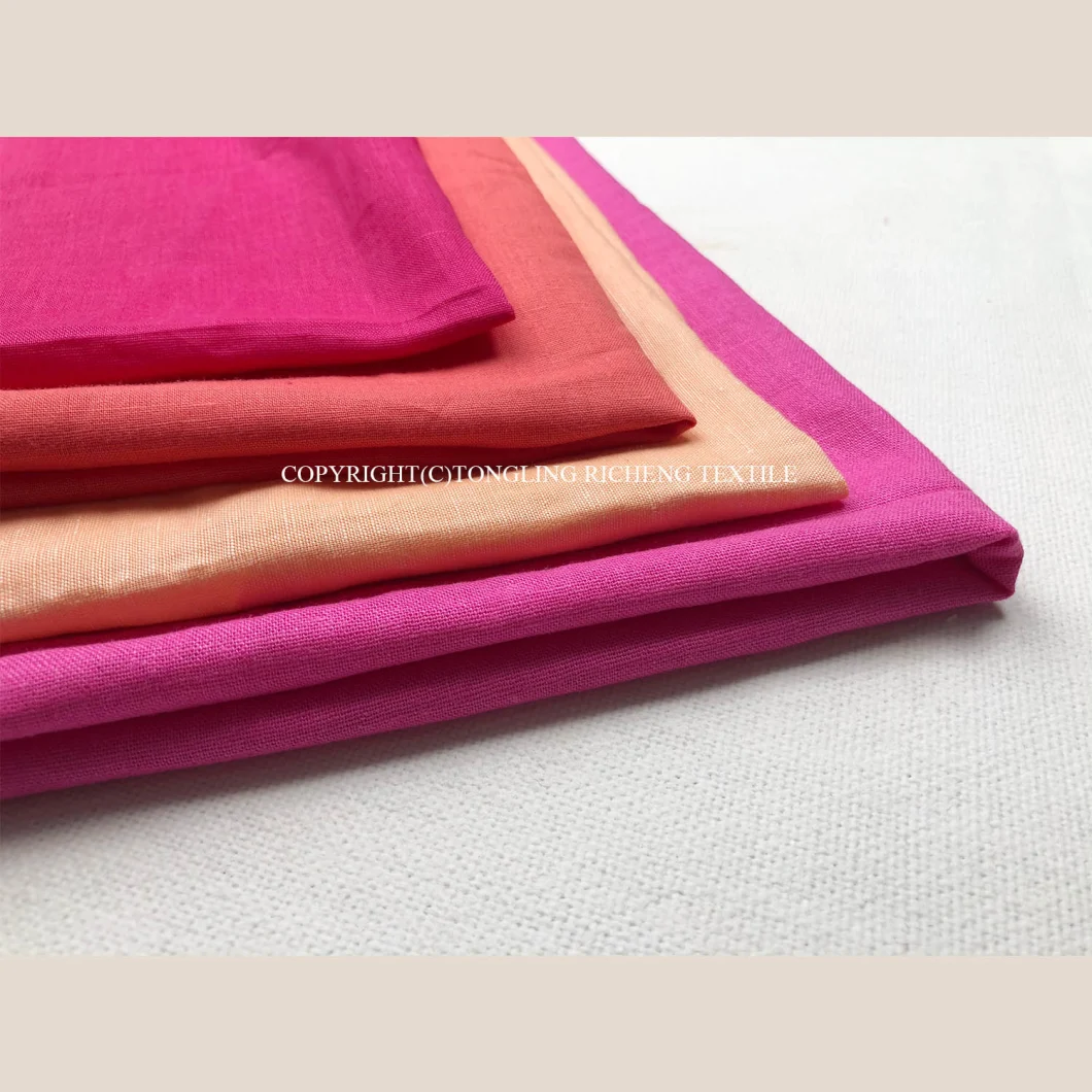 Linen Cotton Blend Fabrics Vogue Easy-Care Garment