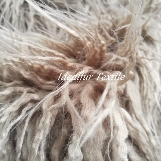 Leopard Printing Long Pile Animal Imitation Faux Fur